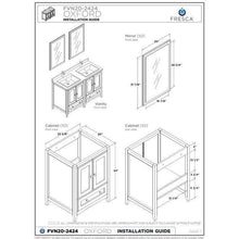 Load image into Gallery viewer, Fresca Oxford 48&quot; Gray Traditional Double Sink Bathroom Cabinets FCB20-2424GR