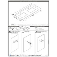 Load image into Gallery viewer, Fresca Oxford 48&quot; Gray Traditional Double Sink Bathroom Cabinets FCB20-2424GR