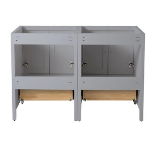 Fresca Oxford 48" Gray Traditional Double Sink Bathroom Cabinets FCB20-2424GR