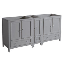 Load image into Gallery viewer, Fresca Oxford 71&quot; Gray Traditional Double Sink Bathroom Cabinets FCB20-301230GR