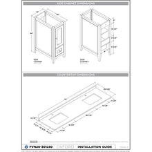 Load image into Gallery viewer, Fresca Oxford 71&quot; Espresso Traditional Double Sink Bathroom Cabinets FCB20-301230ES