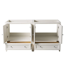 Load image into Gallery viewer, Fresca Oxford 59&quot; Antique White Traditional Double Sink Bathroom Cabinets FCB20-3030AW