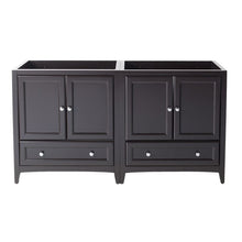 Load image into Gallery viewer, Fresca Oxford 59&quot; Espresso Traditional Double Sink Bathroom Cabinets FCB20-3030ES