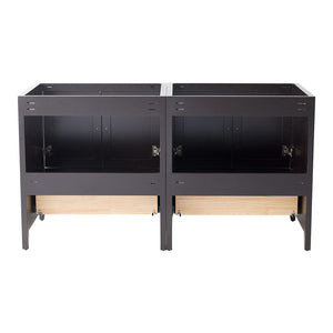 Fresca Oxford 59" Espresso Traditional Double Sink Bathroom Cabinets FCB20-3030ES