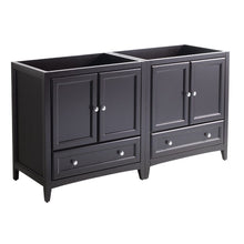 Load image into Gallery viewer, Fresca Oxford 59&quot; Espresso Traditional Double Sink Bathroom Cabinets FCB20-3030ES