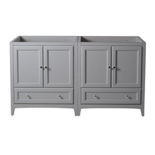 Load image into Gallery viewer, Fresca Oxford 59&quot; Gray Traditional Double Sink Bathroom Cabinets FCB20-3030GR