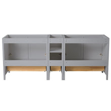 Load image into Gallery viewer, Fresca Oxford 83&quot; Gray Traditional Double Sink Bathroom Cabinets FCB20-361236GR