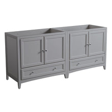 Load image into Gallery viewer, Fresca Oxford 71&quot; Gray Traditional Double Sink Bathroom Cabinets FCB20-3636GR