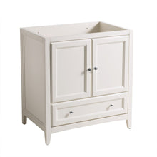 Load image into Gallery viewer, Fresca Oxford 30&quot; Antique White Traditional Bathroom Cabinet FCB2030AW