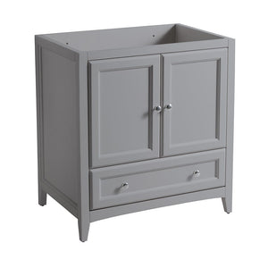 Fresca Oxford 30" Gray Traditional Bathroom Cabinet FCB2030GR