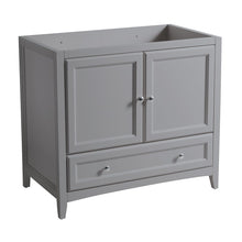 Load image into Gallery viewer, Fresca Oxford 36&quot; Gray Traditional Bathroom Cabinet  FCB2036GR