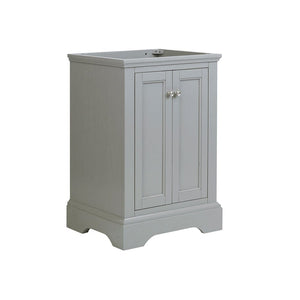 Fresca Windsor 24" Gray Textured Traditional Bathroom Cabinet FCB2424GRV