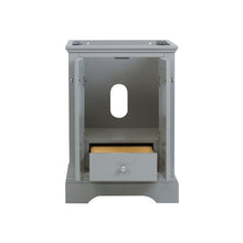 Load image into Gallery viewer, Fresca Windsor 24&quot; Gray Textured Traditional Bathroom Cabinet FCB2424GRV