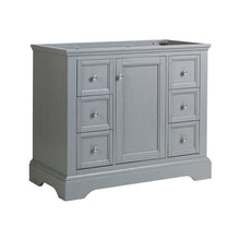 Load image into Gallery viewer, Fresca Windsor 40&quot; Gray Textured Traditional Bathroom Cabinet FCB2440GRV