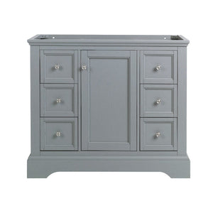 Fresca Windsor 40" Gray Textured Traditional Bathroom Cabinet FCB2440GRV