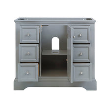 Load image into Gallery viewer, Fresca Windsor 40&quot; Gray Textured Traditional Bathroom Cabinet FCB2440GRV