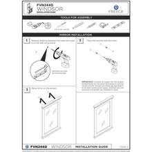 Load image into Gallery viewer, Fresca Windsor 40&quot; Matte White Traditional Bathroom Cabinet FCB2440WHM