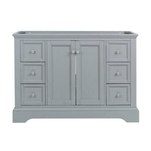 Load image into Gallery viewer, Fresca Windsor 48&quot; Gray Textured Traditional Bathroom Cabinet FCB2448GRV