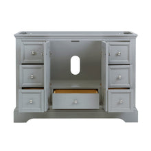 Load image into Gallery viewer, Fresca Windsor 48&quot; Gray Textured Traditional Bathroom Cabinet FCB2448GRV