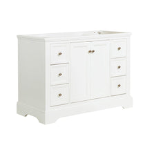 Load image into Gallery viewer, Fresca Windsor 48&quot; Matte White Traditional Bathroom Cabinet FCB2448WHM