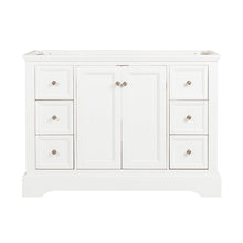 Load image into Gallery viewer, Fresca Windsor 48&quot; Matte White Traditional Bathroom Cabinet FCB2448WHM