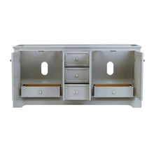 Load image into Gallery viewer, Fresca Windsor 72&quot; Gray Textured Traditional Double Sink Bathroom Cabinet FCB2472GRV