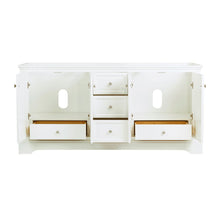 Load image into Gallery viewer, Fresca Windsor 72&quot; Matte White Traditional Double Sink Bathroom Cabinet FCB2472WHM