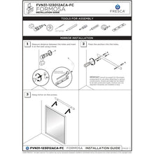 Load image into Gallery viewer, Fresca Formosa 54&quot; Floor Standing Modern Bathroom Cabinet w/ Top &amp; Sink FCB31-123012ACA-FC-CWH-U