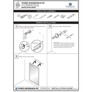 Fresca Formosa 58" Floor Standing Double Sink Modern Bathroom Cabinet FCB31-241224ACA-FC