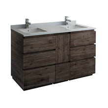 Load image into Gallery viewer, Fresca Formosa 58&quot; Floor Standing Double Sink Modern Bathroom Cabinet FCB31-241224ACA-FC