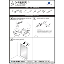 Load image into Gallery viewer, Fresca Formosa 48&quot; Floor Standing Open Bottom Double Sink Modern Bathroom Cabinet w/ Top &amp; Sinks FCB31-2424ACA-FS-CWH-U