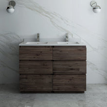 Load image into Gallery viewer, Fresca Formosa 46&quot; Floor Standing Double Sink Modern Bathroom Cabinet FCB31-2424ACA-FC