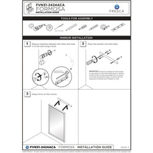 Load image into Gallery viewer, Fresca Formosa 46&quot; Wall Hung Double Sink Modern Bathroom Cabinet FCB31-2424ACA