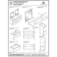 Load image into Gallery viewer, Fresca Formosa 70&quot; Floor Standing Double Sink Modern Bathroom Cabinet FCB31-301230ACA-FC