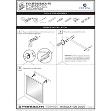 Load image into Gallery viewer, Fresca Formosa 72&quot; Floor Standing Open Bottom Double Sink Modern Bathroom Cabinet w/ Top &amp; Sinks FCB31-3636ACA-FS-CWH-U