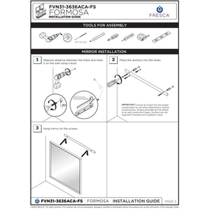 Fresca Formosa 72" Floor Standing Open Bottom Double Sink Modern Bathroom Cabinet w/ Top & Sinks FCB31-3636ACA-FS-CWH-U