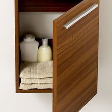 Load image into Gallery viewer, Fresca Pulito 16&quot; Small Teak Modern Bathroom Vanity w/ Integrated Sink FCB8002TK-I