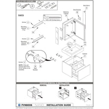 Load image into Gallery viewer, Fresca Nano 24&quot; Teak Modern Bathroom Cabinet w/ Integrated Sink FCB8006TK-I