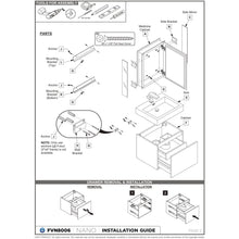 Load image into Gallery viewer, Fresca Nano 24&quot; White Modern Bathroom Cabinet w/ Integrated Sink FCB8006WH-I