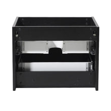 Load image into Gallery viewer, Fresca Nano 24&quot; Black Modern Bathroom Cabinet FCB8006BW