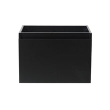 Load image into Gallery viewer, Fresca Mezzo 30&quot; Black Wall Hung Modern Bathroom Cabinet FCB8007BW