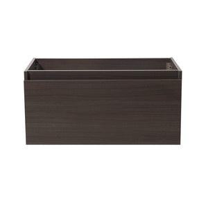 Fresca Mezzo 36" Gray Oak Wall Hung Modern Bathroom Cabinet FCB8008GO