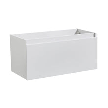 Load image into Gallery viewer, Fresca Mezzo 36&quot; White Wall Hung Modern Bathroom Cabinet FCB8008WH