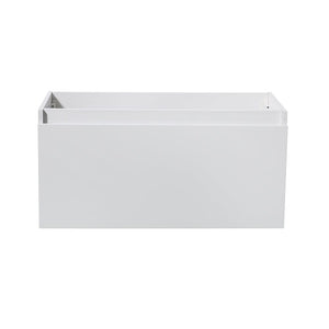 Fresca Mezzo 36" White Wall Hung Modern Bathroom Cabinet FCB8008WH