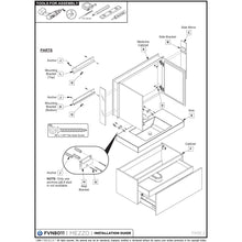 Load image into Gallery viewer, Fresca FCB8011WH Mezzo 48&quot; White Wall Hung Modern Bathroom Cabinet