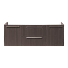 Load image into Gallery viewer, Fresca Opulento 54&quot; Gray Oak Modern Double Sink Bathroom Cabinet FCB8013GO