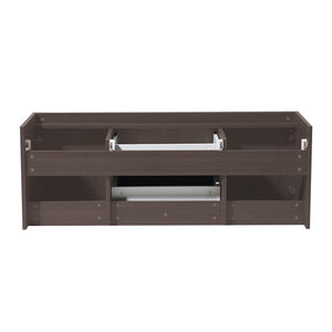 Fresca Opulento 54" Gray Oak Modern Double Sink Bathroom Cabinet FCB8013GO