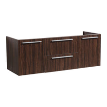 Load image into Gallery viewer, Fresca Opulento 54&quot; Walnut Modern Double Sink Cabinet FCB8013GW