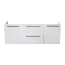Load image into Gallery viewer, Fresca Opulento 54&quot; White Modern Double Sink Cabinet FCB8013WH