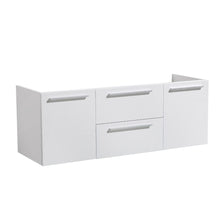 Load image into Gallery viewer, Fresca Opulento 54&quot; White Modern Double Sink Cabinet FCB8013WH